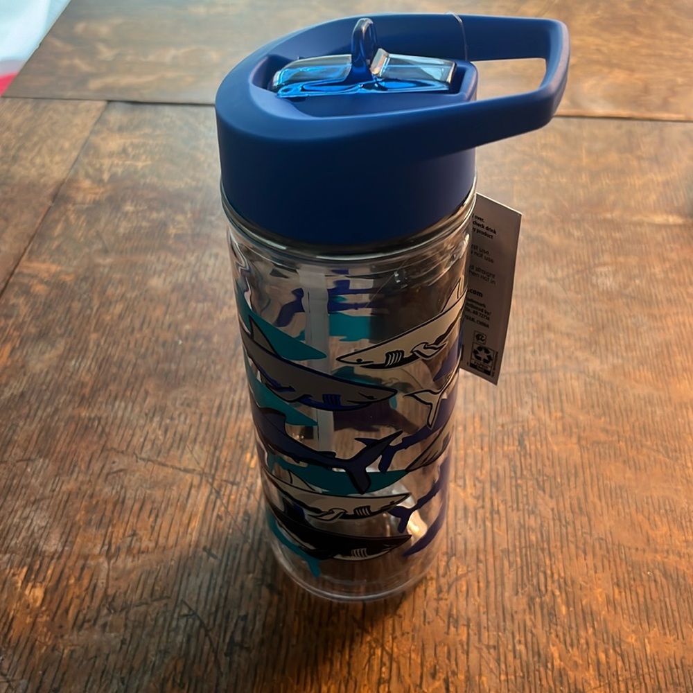 Blue Sharks Kids’ Water Bottle